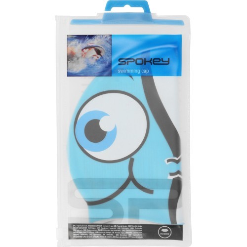 Silikona peldēšanas cepure zila Spokey Rybka Marlin