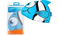 Silikona peldēšanas cepure zila Spokey Rybka Marlin