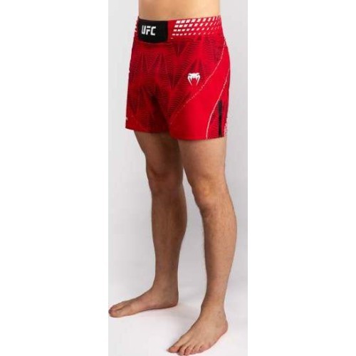 Men's UFC Zenith by Venum Red Authentic Fight Night Short Fit Fight Short