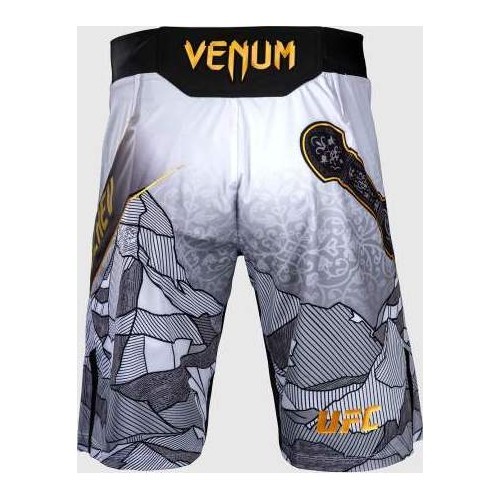 Men's UFC Unrivaled by Venum White Islam Makhachev Long Fit Fight Short
