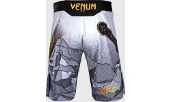 Vīriešu UFC Unrivaled by Venum Islam Makhachev Long Fit cīņas šorti, balti