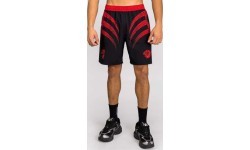 Venum x Mike Tyson Tiger Training Shorts - Deep Black/Intense Red