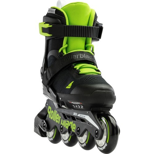 Rollerblade Microblade inline skates, green/black