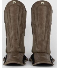 Venum Impact Evo Scales Shin Guards - Brown