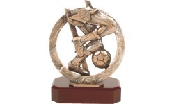 Statuete BEL295 Futbols - 20cm - Bronza