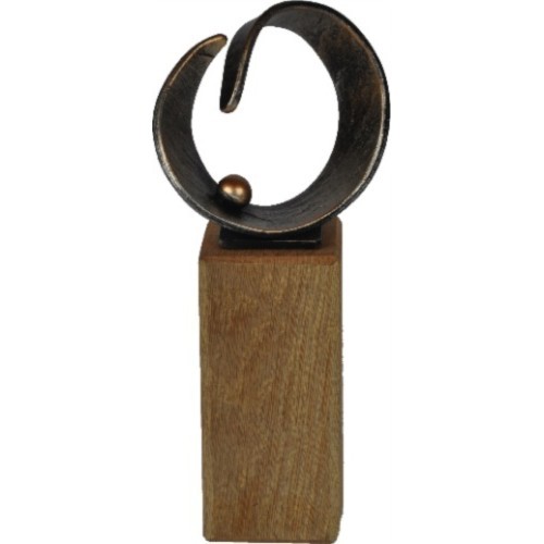 TRL401 figurine - 26cm - Sidabras/Bronza
