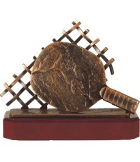 Statuete BEL209 Galda teniss - 19cm - Bronza
