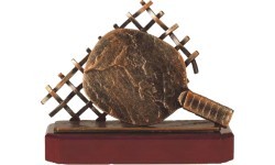Statuete BEL209 Galda teniss - 19cm - Bronza
