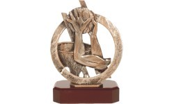 Statuete BEL296 Basketbols - 20cm - Bronza