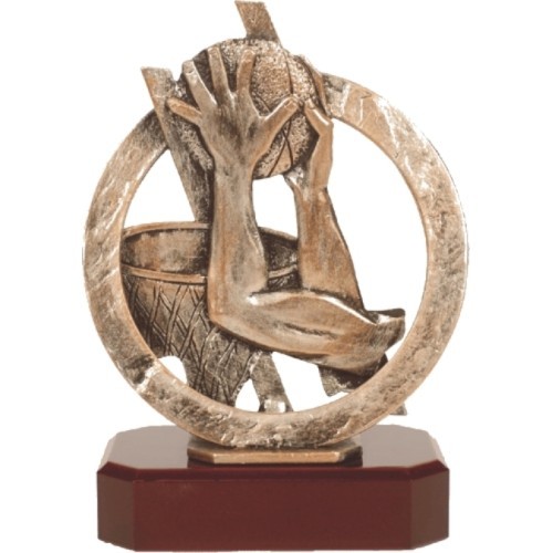 Statuette BEL296 Basketball - 21cm - Bronza