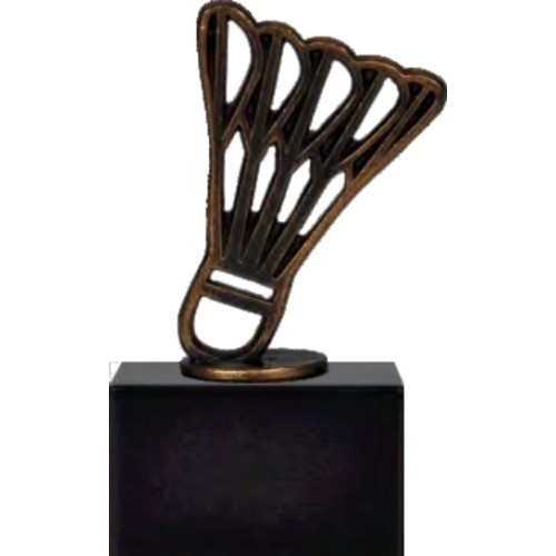 Figurine BEL584 Badminton - 16cm - Bronza