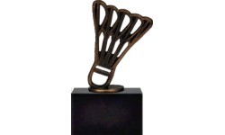 Figurine BEL584 Badminton - 18cm - Bronza