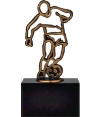 Statuete BEL551 Futbols - 17cm - Bronza