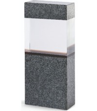 Glass Award Z2306 Stone - 18cm - Bronza