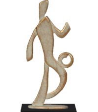Statuete BEL439 Futbols - 23cm - Bronza