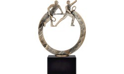 Statuete BEL432 Teniss - 21cm - Sidabras/Bronza