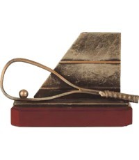 Figūriņa BEL279 Skvošs - 16cm - Bronza