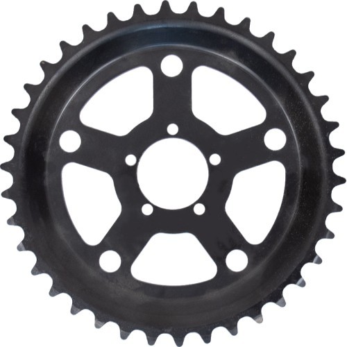 Front chainring for electric bike 38T, 5-bolt mount, 13mm offset