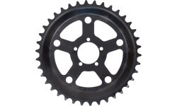 Front chainring for electric bike 38T, 5-bolt mount, 13mm offset