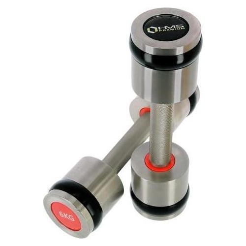 HH CHROMED DUMBBELL HMS PREMIUM - 2 x 6 kg