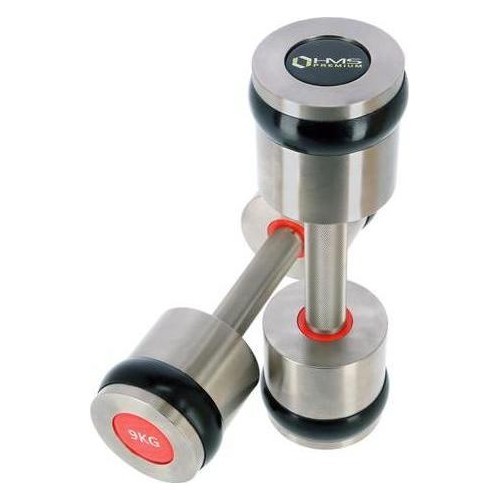 Hromēts hantele HMS Premium HH - 2 x 9 kg