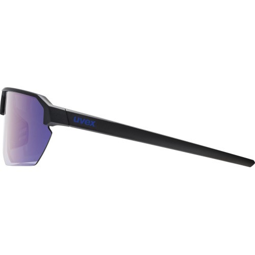 Uvex Vectiv glasses black matt / mirror blue