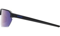Uvex Vectiv glasses black matt / mirror blue