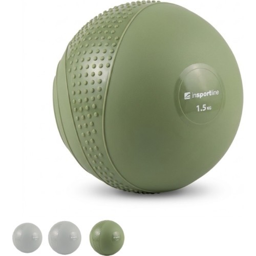 Мини медицинбол inSPORTline Sendelar 12 см / 1,5 кг - Зелёный
