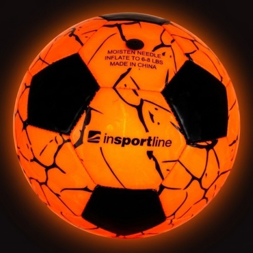 Светящийся футбольный мяч с LED-подсветкой inSPORTline Lumikick, размер 5