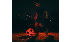 Light‑Up Soccer Ball w/ LED Light inSPORTline Lumikick, Size 5