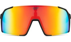 Polarizētas sporta saulesbrilles VIF One Kids, melnas ar sarkanu