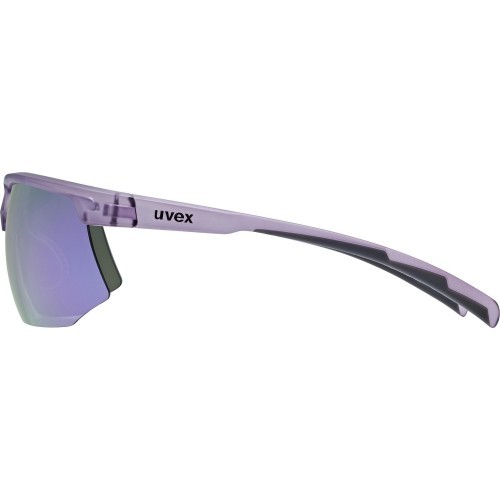 Uvex Aerios S Glasses Purple Matt Transparent / Mirror Purple