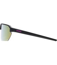 Uvex Vectiv glasses, black matt / mirror pink
