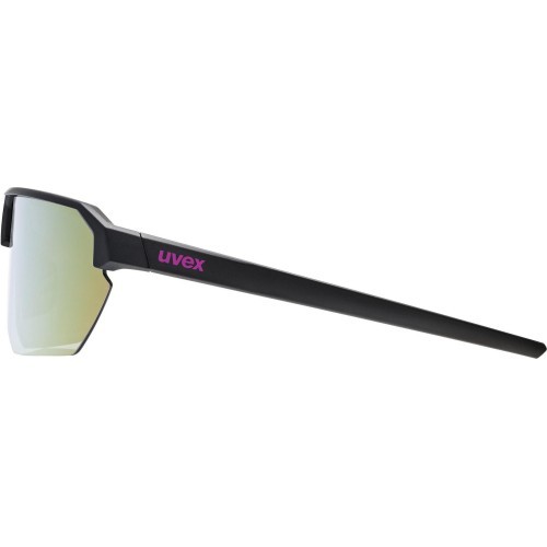 Brilles Uvex Vectiv, black matt / mirror pink