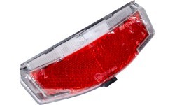 Задний фонарь для электровелосипеда, работает от аккумулятора, расстояние между болтами 80 мм