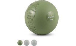 Mini Medicine Ball inSPORTline Sendelar 10.5 cm / 0.5 kg - Green