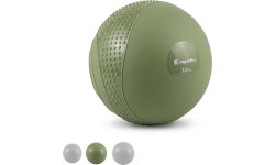 Mini Medicine Ball inSPORTline Sendelar 11 cm / 1 kg - Green