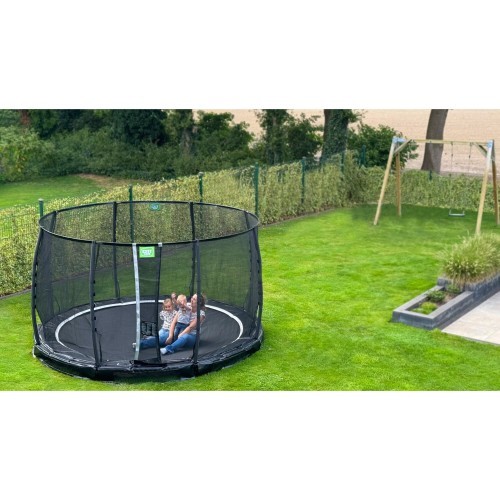 EXIT Allure Premium ground trampoline ø305cm - green