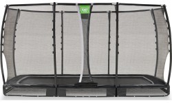 EXIT Allure Premium iegremdējamais batuts 214x366 cm, melns