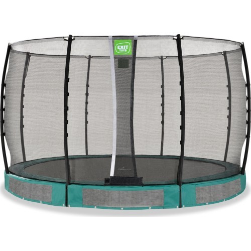 EXIT Allure Classic iebūvējams batuts ø366 cm – zaļš