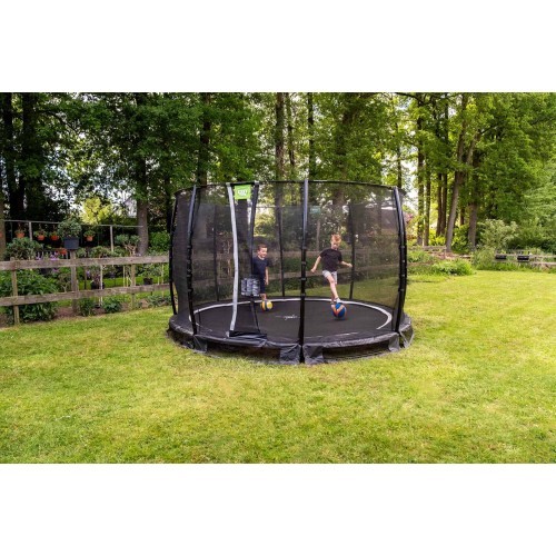 EXIT Allure Classic ground trampoline ø366cm - green