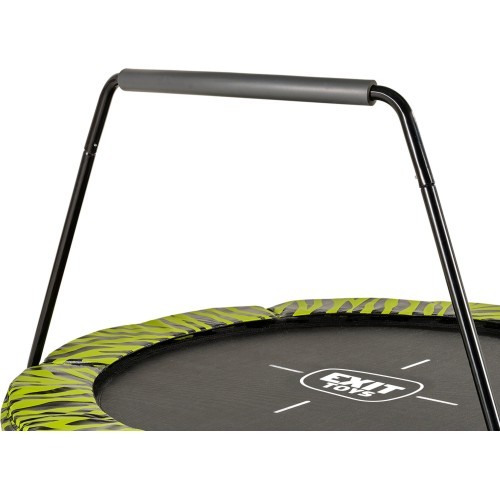 EXIT Tiggy Junior batuts ar rokturi ø140 cm, melns/zaļš