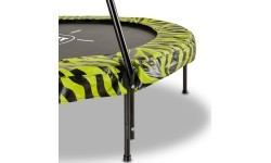 EXIT Tiggy Junior batuts ar rokturi ø140 cm, melns/zaļš