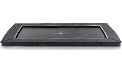EXIT Dynamic ground level sports trampoline 275x458cm - black