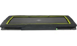 EXIT Silhouette ground sports trampoline 214x305cm - black
