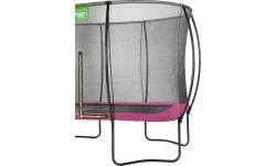 EXIT Silhouette trampoline 214x305cm - pink Outdoor Rectangular Coil spring Above ground trampoline