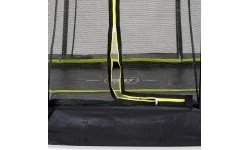 EXIT Silhouette iegremdējamā batuts ø244 cm ar drošības tīklu – melns