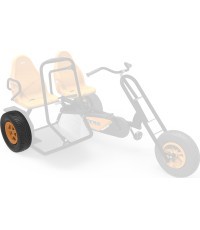 Ritenis 5 spieķu oranžs 400/140-8 slick labais