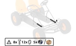 Duo Coaster aizmugurējā rāmja pagarinātāji