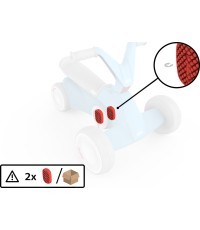 BERG GO² Blue - Pedal (2x)